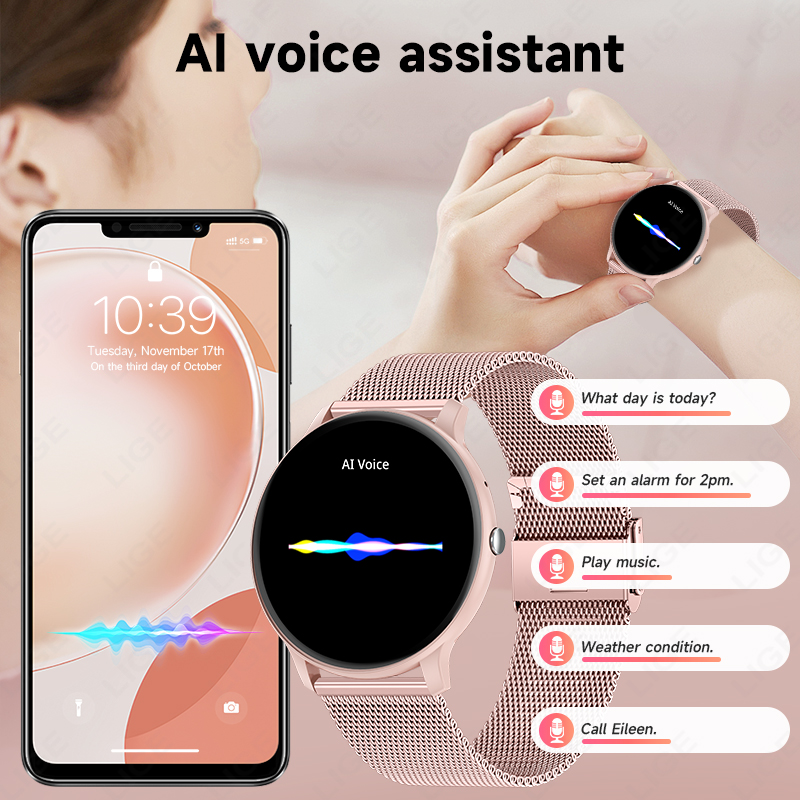 Relógio Inteligente à Prova d' - Watches Ladies Smartwatch avaliação e preço