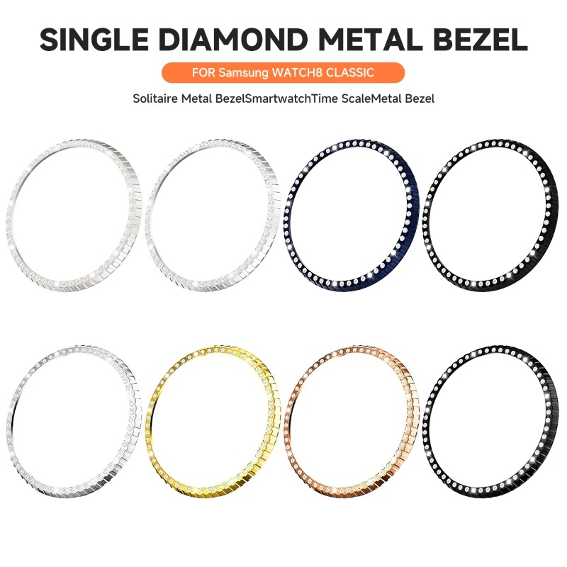 Capa de moldura de metal para  - Smartwatch Ring Watches avaliação e preço