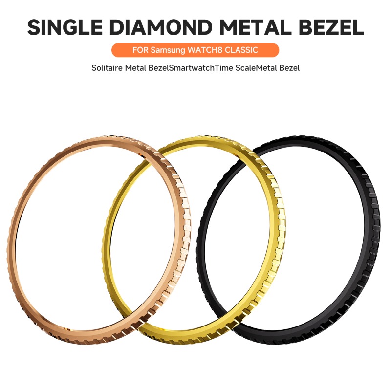 Capa de moldura de metal para  - Smartwatch Ring Watches avaliação e preço