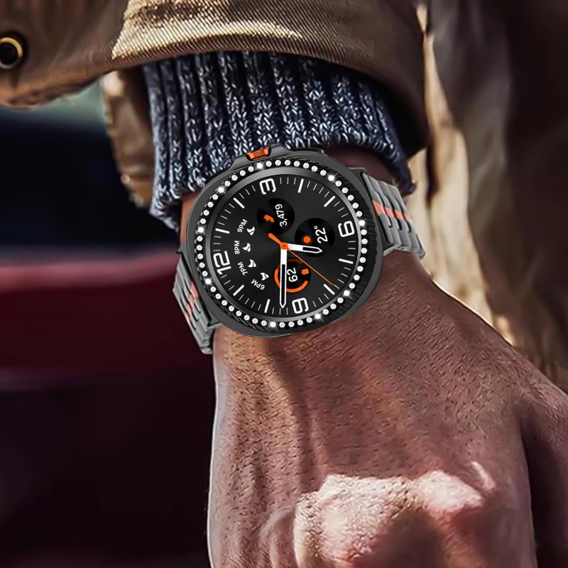 Capa de moldura de metal para  - Smartwatch Ring Watches avaliação e preço