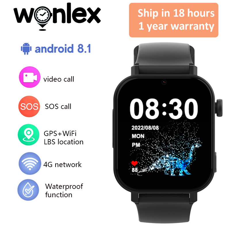 Wonlex kt36 4g relógio intelig - Smartwatch Digital Watches For Kids avaliação e preço