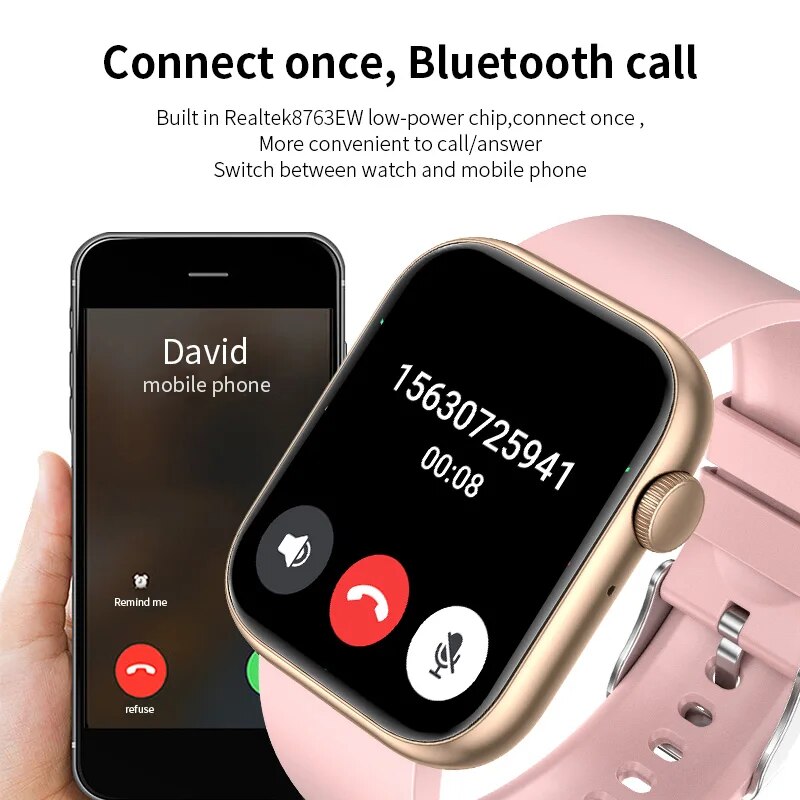 LIGE-Bluetooth Call Smartwatch - Watches Ladies Smartwatch avaliação e preço