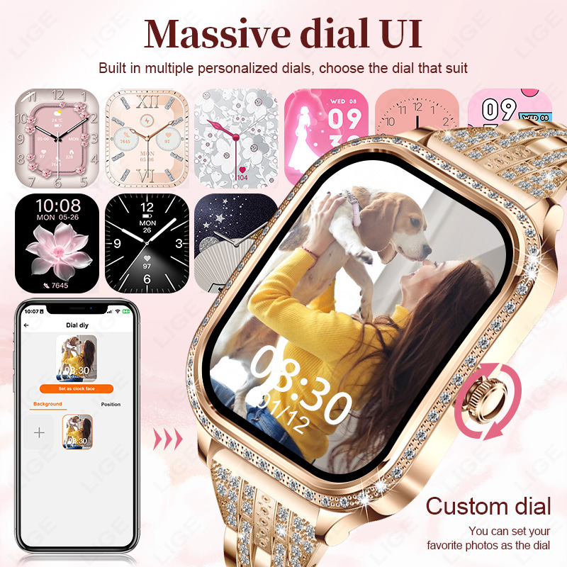 Relógio Inteligente LIGE para  - Watches Ladies Smartwatch avaliação e preço