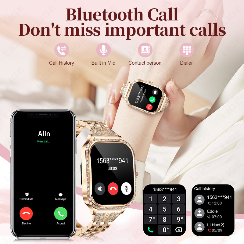 Relógio Inteligente LIGE para  - Watches Ladies Smartwatch avaliação e preço