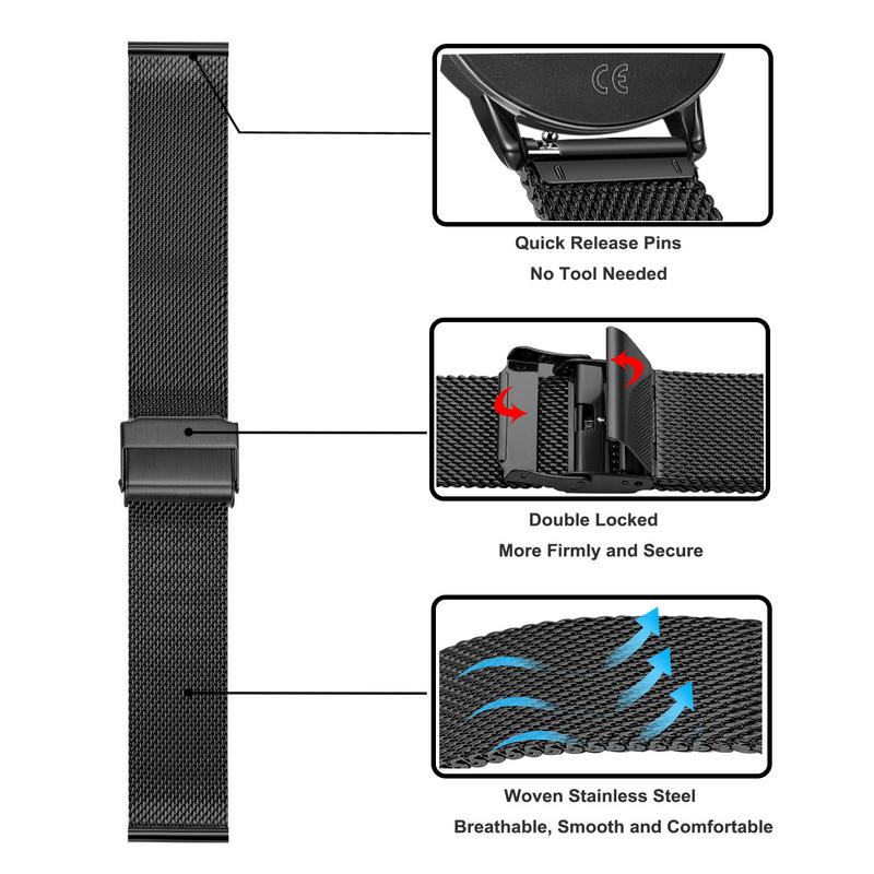 Pulseira de aço inoxidável de  - Fossil Watches Smartwatch Hybrid avaliação e preço