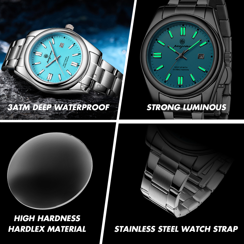 PAAZOMU Relógio esportivo de l - Smartwatch Luxury Watches For Men avaliação e preço