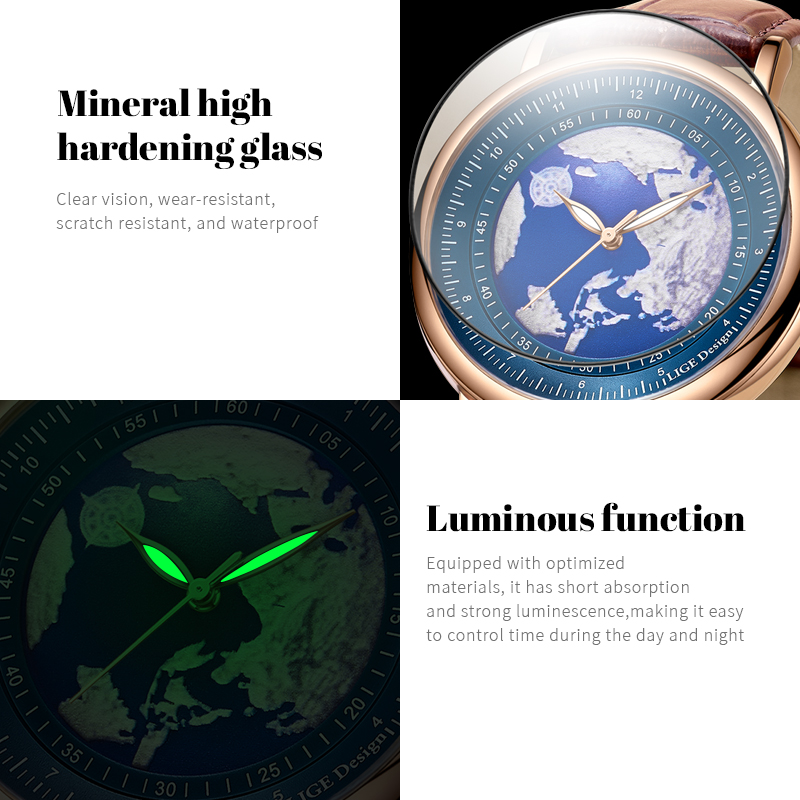 Relógio Masculino LIGE 2026, N - Smartwatch Luxury Watches For Men avaliação e preço