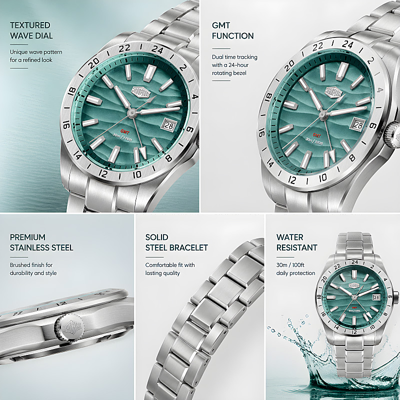Relógio de Quartzo Luminoso à  - Smartwatch Luxury Watches For Men avaliação e preço